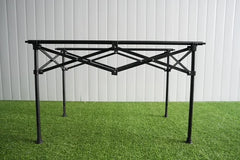 Lightweight Stainless Steel Foldable Camping Table for Outdoor Adventures Picnics Gym Use Exteriors