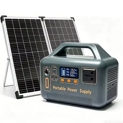 500W 220V Portable Power Station Solar Generator 461Wh 36Ah LiFePO4 Battery Power Bank for Outdoor Camping RV Emergency Energy