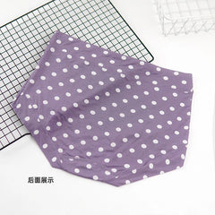 Modal Large size Panties for fat Lady Fashion Polka dot briefs High waist wide leg boyshorts cotton crotch underpants