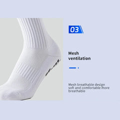 1/4/10 Pairs Neutral Anti Slip Football Socks Spring Summer Absorbing Sweat Breathable Basketball Running Leisure Sports Socks