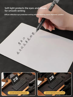 Luxury Crazy Horse PU Mouse Pads Xxl Waterproof  Desk Mat Protective Cover Large Mousepad Computer Laptop Non-slip Desk Pad