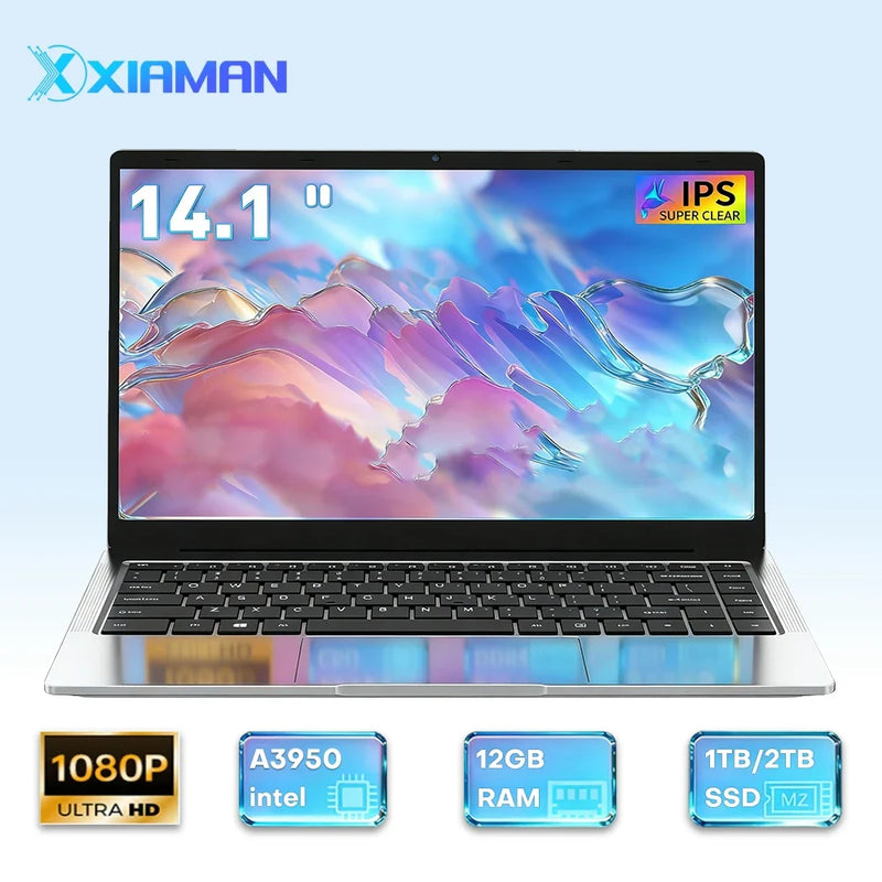 Xiaman Ultra Slim Windows 11 Laptop Computer 14.1