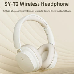 SY-T2 Wireless Bluetooth Headset With Microphone 9D Stereo Noise Canceling Headphone Choice Hifi Bass Hedset Original Packaging
