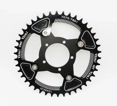ALLTOO Bike Part Bicycle Crankset Bafang 104BCD Motor Aluminum Alloy Chainring Mid Drive Adapter For Electric E-bike 32T-52T