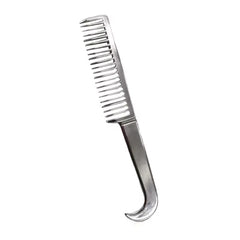 1Pcs Durable Thickened Tooth Horse Grooming Brush Aluminum Alloy Mane Tail Hair Comb Bristle Riding Brush Equestrian Supplies
