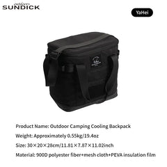 Outdoor Camping Crossbody Insulated Bag, Camping Insulation Bag, Hand-Held Storage Bag, Outdoor Activity Picnic Bag
