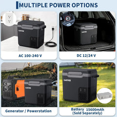 Car Refrigerator, 13QT(12L)/19QT(18L) Car Fridge Portable Freezer Compressor Electric Cooler, Portable Refrigerator, Rapid Freezing, -4°f to 68°f, 12/24V Can, Built-in Light