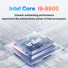 2026 14.1" Slim I9-9900 Laptop,32GB 2TB NVMe SSD,Win11 Pro,WIFI6 BT5.2 FHD Notebook for Gaming Design Office Study