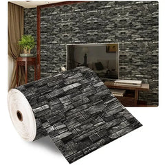 3D Foam Brick Wall Panels Stickers Self Adhesive Waterproof Living