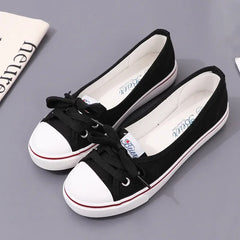 New Women Shoes Fashion Canvas Shallow Casual Shoes for Woman Comfort