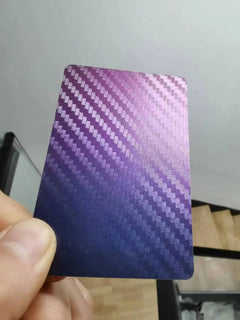 1Piece Digital Business Card Social Share NFC Carbon Fiber Smart NFC Card Business Card Fast Reading Ntag 215 Blank NFC Card