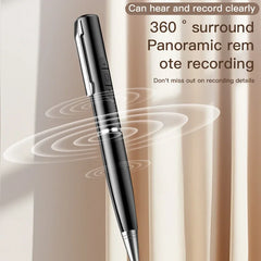Lenovo New 128GB AI Digital Voice Recorder Pen, Smart Noise Reduction Audio Recorder with Playback & Charging, Writing Pen Style