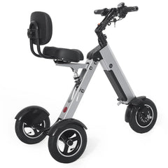 ES35 Powered Scooter 3 Wheels Foldable Trike with Backrest Seat for Adults, Lightweight Electric Scooter with, Customized