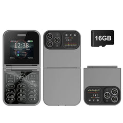 SERVO Classic Small Flip Mobile Phone 2G Dual SIM Card Blacklist Speed Dial 2.0" Screen 180° Fold Button Cellphones New Upgrade