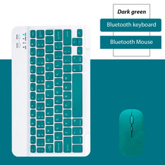 EMTRA™ Bluetooth Wireless Keyboard & Mouse – Rechargeable, Silent, 7 Colors, iPad, Phone & Tablet Ready | FlipStylez LLC®