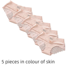 1/3/5/10 seamless women's hollow underwear, comfortable lace underwear, low waist women's underwear, soft women's underwear