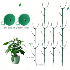 10pcs Monstera Plant Support Set Stackable Tall Poles with Ties