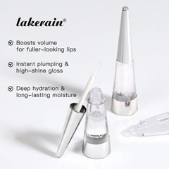 Lakerain Lip Plumper Deep Hydration Long-Lasting Nourishment High-Shine Gloss Shining Voluminous Finish Lip Moisturizing Liquid
