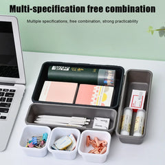 Closet  Cover Storage Drawer Storage Box Kitchen Bathroom Storage Trays Sundries Jewellery Holder 8pc/set Make Up Organizer Box