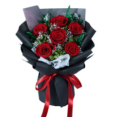 Preserved Rose Bouquet - Real Yunnan Dried Flowers, Eternal Forever Roses, Perfect for Valentine's Day Christmas Gifts for Her