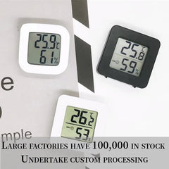 Digital Hygrometer Thermometer Indoor Thermometer Temperature Gauge Mini LCD Weather Station Sensor For Home Room Humidity Meter