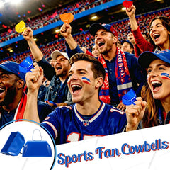 12-100 Pcs Metal Cowbells for Sporting Event 3 Inch Small Noise Makers