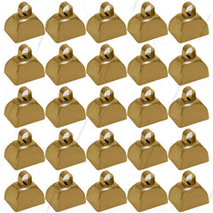12-100 Pcs Metal Cowbells for Sporting Event 3 Inch Small Noise Makers