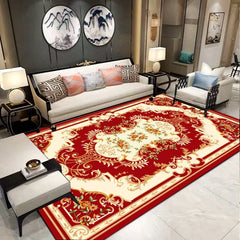 European Style Retro Court Rug Carpet Bohe Classical Mats Floor Mat Commercial Household Living Room Carpet Bedroom Beautiful