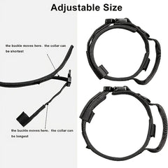 Tactical Dog Collar Military Nylon Heavy Duty K9 Collar Quick Release Buckle Adjustable Training Collar For Large Dogs