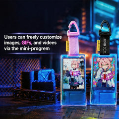 Monicard Magic Card Electronic Pass Badge NFC Bluetooth Smart Digital Badge Customizable GIF Screen Anime Trendy Pendant Gifts