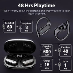 Wireless Bluetooth earphones A520 Headset HD Sound Quality Stereo Headphones Touch Light Mini High Quality Earbuds Anti-Sweat