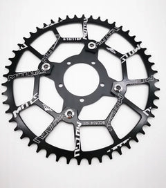 ALLTOO Bike Part Bicycle Crankset Bafang 104BCD Motor Aluminum Alloy Chainring Mid Drive Adapter For Electric E-bike 32T-52T