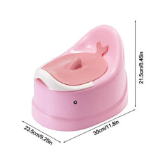 1pc Portable Toddler Potty Baby Toilet Trainer Training Toilet For Travel Stable And Safe Oval Bottom Design Non Slip Potty