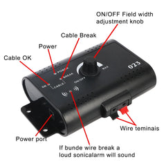 Electric Dog Fence Electronic Pet Fence System Containment Sound Shocked Collar Pet Accessories Dog Training Collar Waterproof