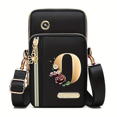 Huaben Letter Z Printed Fashion Casual Messenger Bag Change New Nylon Cloth New Mobile Phone Bag Women's Bag