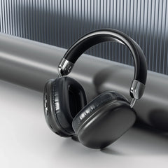 Original 9D Surround Sound Headsets Metal Wireless Bluetooth Headphones with HD Mic Noise Reduction Gaming Earphones for iPhone