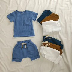 2 Pieces Babies Outfit Set Cotton Newborn Baby Girl Clothes Boys