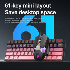 APAYADO™ 60% Mini Mechanical RGB Keyboard & Mouse Kit – Red Switches, 7200 DPI, Phantom RGB | FlipStylez LLC®