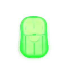 Outdoor travel disposable soap tablet box soap paper Portable hand washing tablet Small soap tablet mini soap sheet