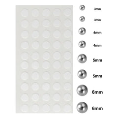 58pcs Non Piercing Lip Nails Sticker Selfadhesive Waterproof Reusable