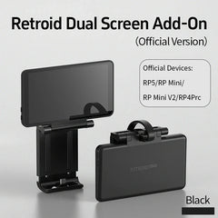 Retroid Dual Screen Add-on 5.5 inch OLED Back Clip Screen For Retroid Pocket 5 RP5/RPmini V2/RP4 Pro Extended Display Screen