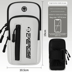Haissky Multifunction Wrist Running Bags For iPhone 17 16 15 14 Pro Max Air Plus Zipper Outdoor Cycling Fitness Phone Arm Pouch