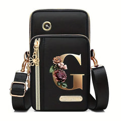 Huaben Letter Z Printed Fashion Casual Messenger Bag Change New Nylon Cloth New Mobile Phone Bag Women's Bag