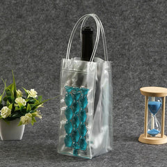 Ice Wine Bag Holder Champagne Beer Cooler Wine Glass Holder Whisky Can Drink Cooler Gel Cooling Chiller Bar Accessories