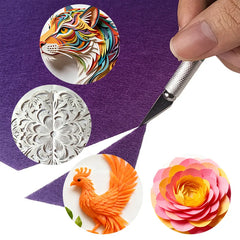 45mm Precision Rotating Cutter Set, Carving Knife, A4 Cutting Pad, Patch Measuring Tape, Sewing, Embroidery Craft Production.