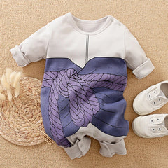 Newborn Baby Anime Cape Style Children Long Sleeve Cotton Bodysuit, Cute Kids Boys Girls Romper