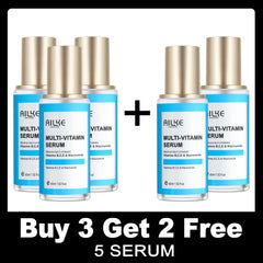 AILKE Multi Vitamin Brightening Skin Care Set, With Vitamin C E B5, Hydrating, Anti Dark Spots, Wrinkles, Even Tone for Women