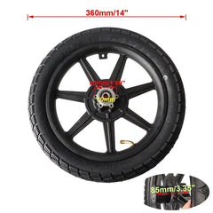 Electric Scooter Bike14 inch Front Wheel 14x2.125 Tyre 140mm/160mm Brake Disc For E-bike Folding Bicycles Motorcycle Accessories