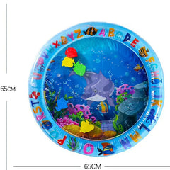 65/100cm Thickened Dog Spray Water Play Mat Cat Playmat Letter Dolphin