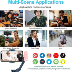 Lenovo 2026 Wireless Lavalier Microphone AI Noise Cancelling For iPhone Android Live Stream Gaming Vlog Plug & Play Receiver